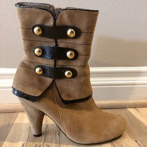 Naughty Monkey Suede Booties